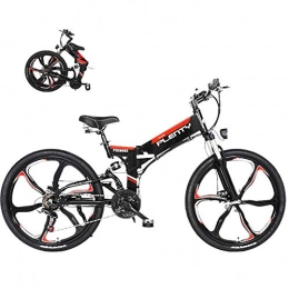 LZMXMYS Electric Bike LZMXMYS electric bikeElectric Bikes for Adults 26" Folding Electric Bike 3-Mode 21-Speed Mountain Ebike with 350W Motor And LCD Meter Folding E-Bike MAX 24Mph Load Bearing 300Lb Easy To Travel