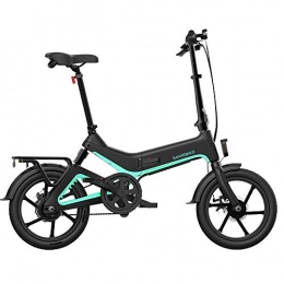 LZMXMYS Electric Bike LZMXMYS electric bikeFolding Electric Bike 16" 36V 350W 7.5Ah Lithium-Ion Battery Electric Bikes for Adult Load Capacity 150 Kg with Rear Seat (Color : Black)