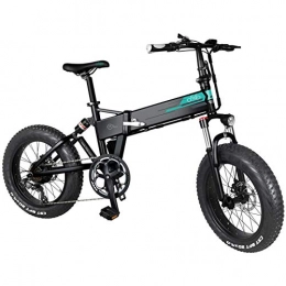 FIIDO FIIDO ELECTRIC BIKE Bike M1 Electric Bike, Foldable Mountain Bike 20” Fat Tire Aluminium Alloy Light Portable eBike, Snow Beach Mountain Electric Bikes for Adults Men Women