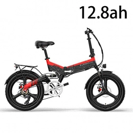 Macro Bike Macro Electric Bike 20 Inch Folding Electric Bike 400W 48V 120km 10.4Ah / 14.5Ah Li-ion Battery 5 Level 3 mode Pedal Assist Front & Rear Suspension, 1