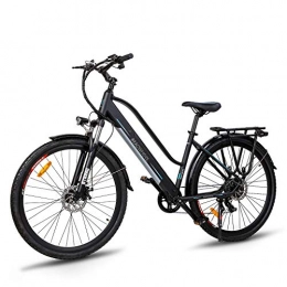 MACWHEEL Electric Bike Macwheel 28" Electric Bike Adults, 250W Ebike with 36V 10Ah Removable Lithium-ion Battery, Lightweight Suspension Fork (700C Cruiser-550)