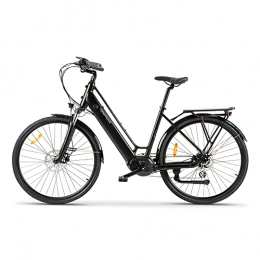 MAGMOVE Electric Bike MAGMOVE Electric Bike, 28" City E-bike for Adult Bafang Mid-mounted 250W Motor 13Ah Detachable Battery Urban ebike, Shimano 8 Speed Transmission Gears Dual Hydraulic Disc Brakes Electric Bicycle