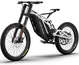 MAMINGBO Electric Bike MAMINGBO Electric Mountain Bike Bicycle for Adults, with 48V 20Ah-21700 Lithium Battery Electric Dirt Bike, All Terrain MBT Bike, Colour:White (Color : White)