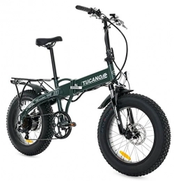 Marnaula, S.L Electric Bike Marnaula, S.L. MONSTER 20 HB - The Folding Electric Bike - Front Suspension - Motor 250W, Integrated battery LG 36V-10.4Ah - LCD on-board computer with 5 help levels - (ARMY GREEN)