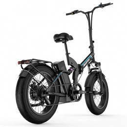 MARTES Electric Bike MARTES Electric Mountain Bike for Adults, 20" * 4" Fat Tire with 15Ah Battery 48V 500W Motor, Great gift for Retirees