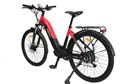 MERKYBIKES SPEED PEDELEC Electric Bike MerkyBikes R9 Electric Mountain Bike for Adults - E Bikes for Men & Women, 27.5” / 36V / 10.4AH Lithium Battery, Shimano Altus 9 Speed Gears - Off Road Dirt Ebike / Bicycle Throttle & Pedal Assist - Red