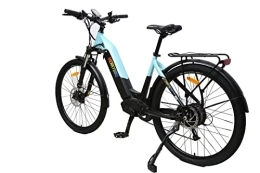 MERKYBIKES SPEED PEDELEC Electric Bike MerkyBikes R9 Electric Mountain Bike for Adults - E Bikes for Men & Women, 27.5” / 36V / 10.4AH Lithium Battery, Shimano Altus 9 Speed Gears - Off Road Dirt Ebike / Bicycle Throttle & Pedal Assist Turquoise