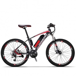MIAOYO Electric Bike MIAOYO Electric Mountain Bike for Adult, 27 Speed 26 Inch Wheels, 36V Lithium Battery, High-Strength Steel Frame Offroad Electric Bicycle, c