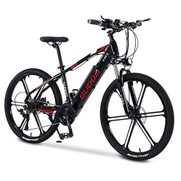 Million Star Bike Million Star SUDOO 26 inch Electric Bike for Adults, Aluminum Electric Mountain Bicycle, 36V 10Ah Removable Battery, 250W Motor 27 Speed City Bike, LCD Display for Commuting Workout, Black