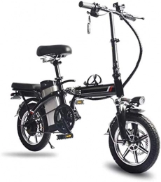 min min Bike min min Bike, 14" Electric Bike / Folding E-Bike / Commute Bicycle with Foldable Alloy Frame, 48V Lithium-Ion Rechargeable Battery Lithium Battery Beach Snow Bicycle