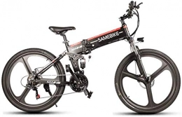 min min Electric Bike min min Bike, 26'' Electric Mountain Bike for Adults 350W Ebike with Removable 48V 10Ah Battery 21 Speed Shifter