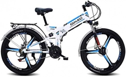 min min Bike min min Bike, E-Bike 26'' Electric Mountain Bike for Adults 300W 48V 10Ah Lithium-Ion Battery, Rear Seat, 21 Gear Shift Bicycle for Men Women Outdoor Commuting