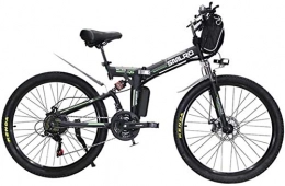 min min Electric Bike min min Bike, Electric Bicycle bike, Folding Ebike for Adults, 26Inch Electric Mountain Bike City E-Bike, Lightweight Bicycle for Teens Men Women (Color : Black)