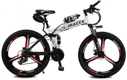 min min Bike min min Bike, Electric Bikes for Adult, Magnesium Alloy bike, Bicycles All Terrain, 26" 250W 12Ah Removable Lithium-Ion Battery Mountain Ebike for Mens (Color : Red) (Color : White)