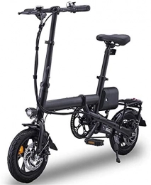 min min Electric Bike min min Bike, Folding Electric Bike Lightweight Foldable Compact Ebike for Commuting & Leisure, 350W 12 Inch 36V Lightweight with LED Headlights, Maximum Load 100Kg