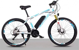 min min Bike min min Bike, Mountain Ebike for Adults, Magnesium Alloy Electric Bike 250W 36V 10Ah Removable Lithium-Ion Battery Ebike Bicycle for Men Women (Color : Blue) (Color : Natural)