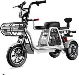 min min Bike min min Bike, Three-Seater Electric Tricycle, 48V500W Motor, Long Battery Life and High-Definition LEC Screen, Led Headlights / Multiple Shock Absorption System (Size : 20AH) (Size : 11AH)