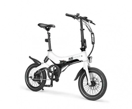 MiRiDER Electric Bike MiRiDER One (2021 Edition) Folding Electric Bike - Lightweight Foldable eBike | Thumb Throttle With Pedal Assist (White)