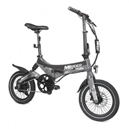 MiRiDER Bike MiRiDER One (2022 Edition) Folding Electric Bike - Lightweight Foldable eBike | Thumb Throttle With Pedal Assist (Camo Edition)
