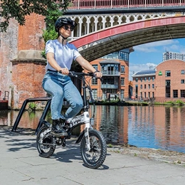 MiRiDER Bike MiRiDER One (2022 Edition) Folding Electric Bike - Lightweight Foldable eBike | Thumb Throttle With Pedal Assist (Pixel Edition)