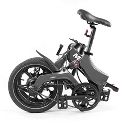 MiRiDER Bike MiRiDER One - Electric Bike - Folding Portable eBike For Commuting & Leisure | Rear Suspension, Pedal Assist Unisex Bicycle, 250W / 36V (Grey, Under 5ft 9 Inch Rider)