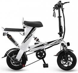 MIYNTB Electric Bike MIYNTB Electric Bike, Aluminum Alloy Frame Adult Two-Wheel Mini Pedal Electric Car Lightweight And Aluminum Folding Bike with Pedals, for Adult