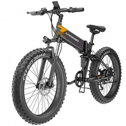 MJL Beach Snow Bicycle,Adult Foldable Fat Tire Mountain Bike, 48V 10Ah, Off-Road Beach Snow Bikes, Aluminum Alloy City Bicycle, 26 inch Wheels