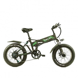 MOLINGXUAN Bike MOLINGXUAN Electric Mountain Bike, Folding Electric Snowmobile 48V36V ATV 20 Inch 4.0 Tires, B
