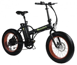 Marnaula, S.L Electric Bike MONSTER 20 - The Folding Electric Bike - Wheel 20" - Motor 500W, 48V-12ah - LCD on-board computer with 3 help levels - Chassis: Aluminium (BLACK)
