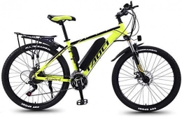 XIUYU Electric Bike Mountain Bike Electric for Adult Aluminum Alloy Bicycles All Terrain 26" 36V 350W 13Ah Detachable Lithium Ion Battery Smart Ebike Mens, Yellow 1, 13AH 80 km XIUYU (Color : Yellow 1)