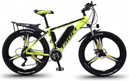 XIUYU Electric Bike Mountain Bike Electric for Adult Aluminum Alloy Bicycles All Terrain 26" 36V 350W 13Ah Detachable Lithium Ion Battery Smart Ebike Mens, Yellow 1, 13AH 80 km XIUYU (Color : Yellow 2)
