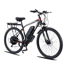 HMEI Bike Mountain Electric Bike 1000W for Adults 29 Inch Electric Bike 48V Men Bicycle High Power Electric Bicycle (Color : Black, Number of speeds : 21)