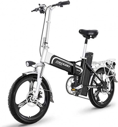 MQJ Electric Bike MQJ Ebikes 20-Inch Electric Bicycle, 48V400W Brushless Motor, 21 / 30 / 35Ah Lithium Battery Options, Battery Life 110-200Km, Meeting Travel Needs, 21Ah