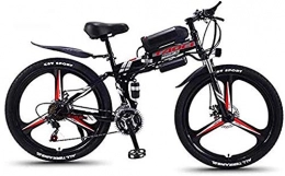 MQJ Bike MQJ Ebikes 26'' Electric Bike Foldable Mountain Bicycle for Adults 36V 350W 13Ah Removable Lithium-Ion Battery E-Bike Fat Tire Double Disc Brakes Led Light