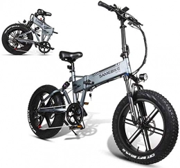 MQJ Bike MQJ Ebikes Electric Bicycle 20-Inch Folding Electric Mountain Bike 500W Motor 48V 10Ah Lithium Battery, Top Speed: 35Km / H, Pure Electric Battery Life 35-45Km