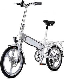 MQJ Electric Bike MQJ Ebikes Electric Bicycle, 20-Inch Soft Tail Folding Bicycle, 36V400W Motor / 10Ah Lithium Battery / Aluminum Alloy Frame / USB Mobile Phone Charging / Led Headlight / Ladies City Bicycle