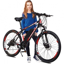 MRMRMNR Electric Bike MRMRMNR Electric Bikes For Adults 250W Electric Bicycle, 35km / h, 175 Kg Bearing, 2 Charging Modes, LCD Smart Display, With Mobile Phone Charging Function, Variable Speed Off-road Moped