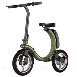 YUNLILI Bike Multi-purpose Adults Electric Bikes Men And Women City Outdoor Folding E-Bikes 14'' Lightweight Commuting Electric Bicycle 350W Motor 36V 5.2Ah Removable Lithium Battery for Teenager Travel Outdoor Bl