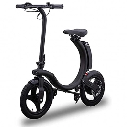 QTQZ Bike Multi-purpose Adults Electric Bikes Men And Women City Outdoor Folding E-Bikes 14'' Lightweight Commuting Electric Bicycle 350W Motor 36V 5.2Ah Removable Lithium Battery for Teenager Travel Outdoor Bl