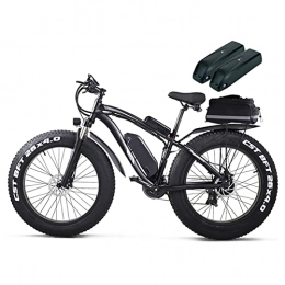 Vikzche Q Electric Bike MX02S 48V 1000W 26" FAT TIRE ELECTRIC MOUNTAIN BIKE 17AH TWO Lithium Batteries