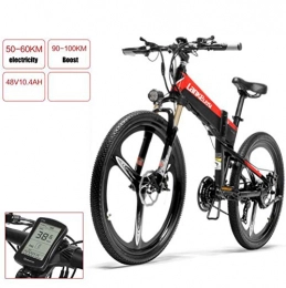 MYYDD Bike MYYDD Electric Bike 36V / 48V Mens Mountain Ebike 26 inch Tire Road Bicycle Snow Bike Pedals with Removable Lithium Battery, A, 48V60km