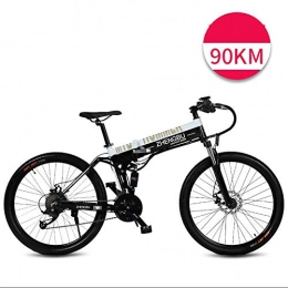 MYYDD Electric Bike MYYDD Electric Bike 48V 240W Men Folding Ebike 27 Speeds Mountain&Road Bicycle with 26inch Tire, Disc Brakes and 48V 10Ah Lithium Battery, B