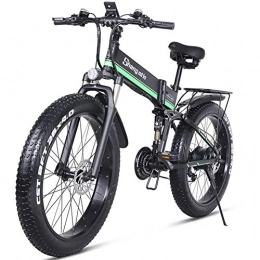 MZBZYU Electric Bike MZBZYU Electric Bike Bicycle Moped with Front Rear Disk Brake 1000W for Cycling Outdoor, 150Kg Max Load (Black)