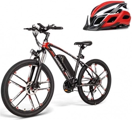 Fafrees Electric Bike N&F Electric Bikes for Adult, Aviation aluminum Electric Mountain Bike with Bicycle Helmet All Terrain, 26" 48V 350W 8Ah Removable Lithium-Ion Battery (Black)