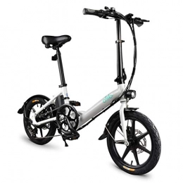 N&F Electric Bike N&F FIIDO D3S Electric Bicycle 16 inch Changing Version, Folding Moped Electric Bicycle 36V 7.8Ah 250W (white)