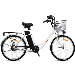 NBWE Electric Bike NBWE Electric Bicycle Pedal City Female Bicycle Lithium Battery Battery Motorcycle 24 Inch for Men and Women Suspension
