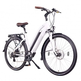 NCM Milano electric bike, Trekking E-bike, 250W, 13AH 624Wh Battery, 26"/28" (28" White)