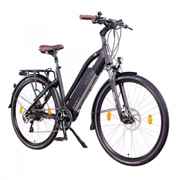 NCM Electric Bike NCM Milano Plus Electric Trekking Bike, 250 W, Battery 48 V 14 Ah / 16 Ah • 672 Wh / 768Wh, Black, Plus 28 inches