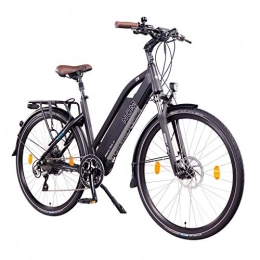 NCM Electric Bike NCM Milano Plus Trekking City E-Bike, 768Wh Battery, Hydraulic Brake, Black 26