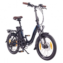 NCM Bike NCM Paris 20 Inches E-Bike Electric Folding Bike 36 V 15Ah 540WH battery, 250 W Bafang Rear Engine Mechanical Disc Brakes, DE248FB200B+W3614P16, dark blue